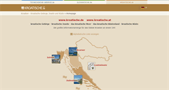 Desktop Screenshot of kroatische.de